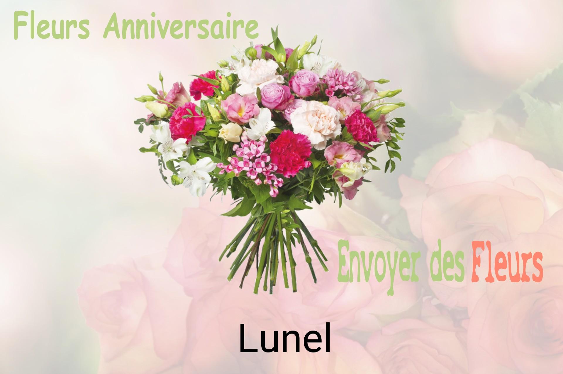 Bouquet de fleurs d’anniversaire livré à Lunel